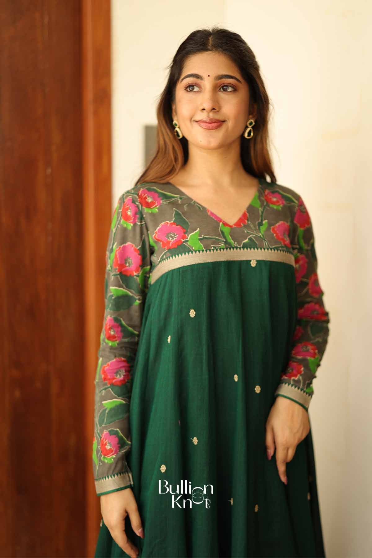Bagban Handcrafted Anarkali Suit Set for Festive Wear