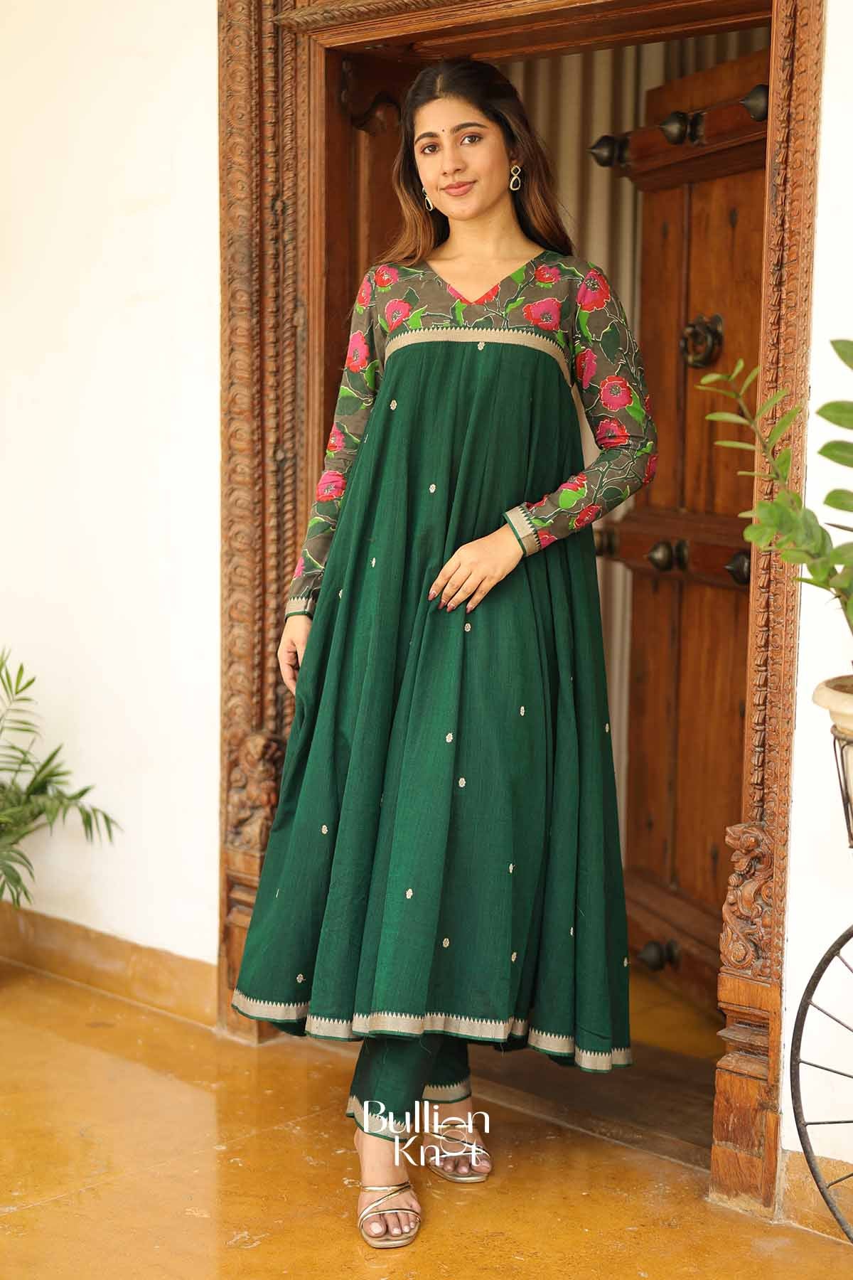 Bagban Handcrafted Anarkali Suit Set for Festive Wear