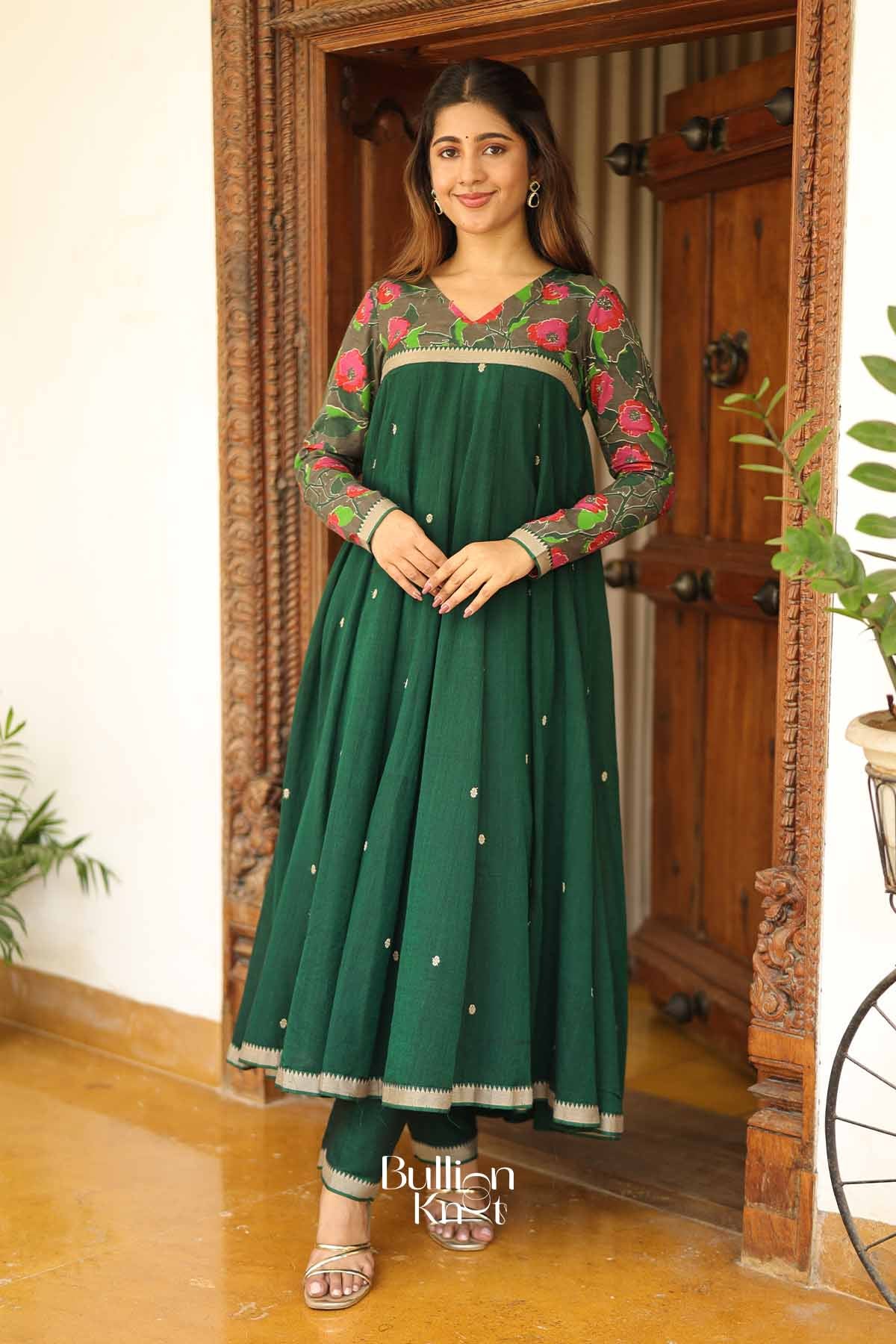 Bagban Handcrafted Anarkali Suit Set for Festive Wear