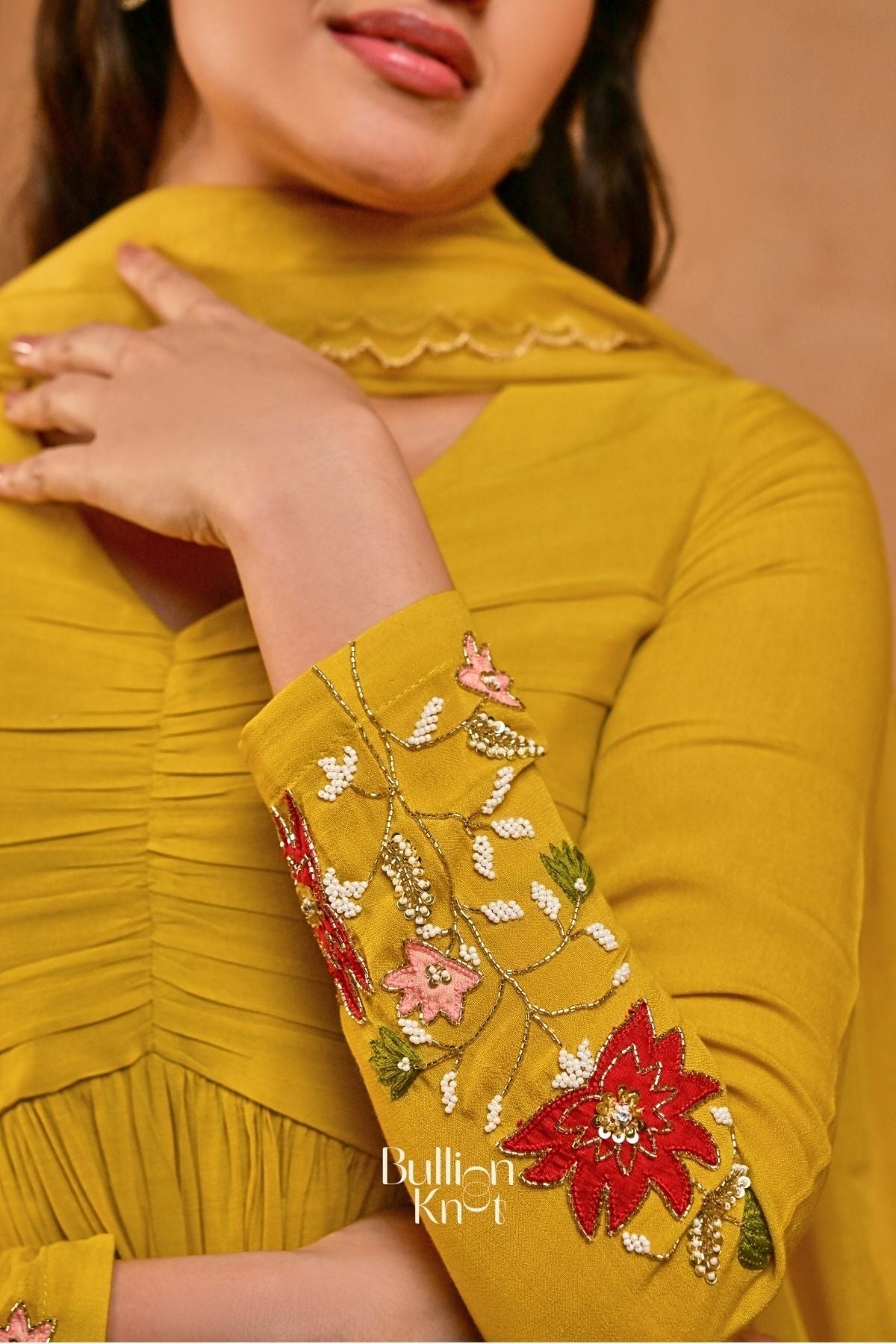 Haritaara Kurta Set (Dress) in Yellow