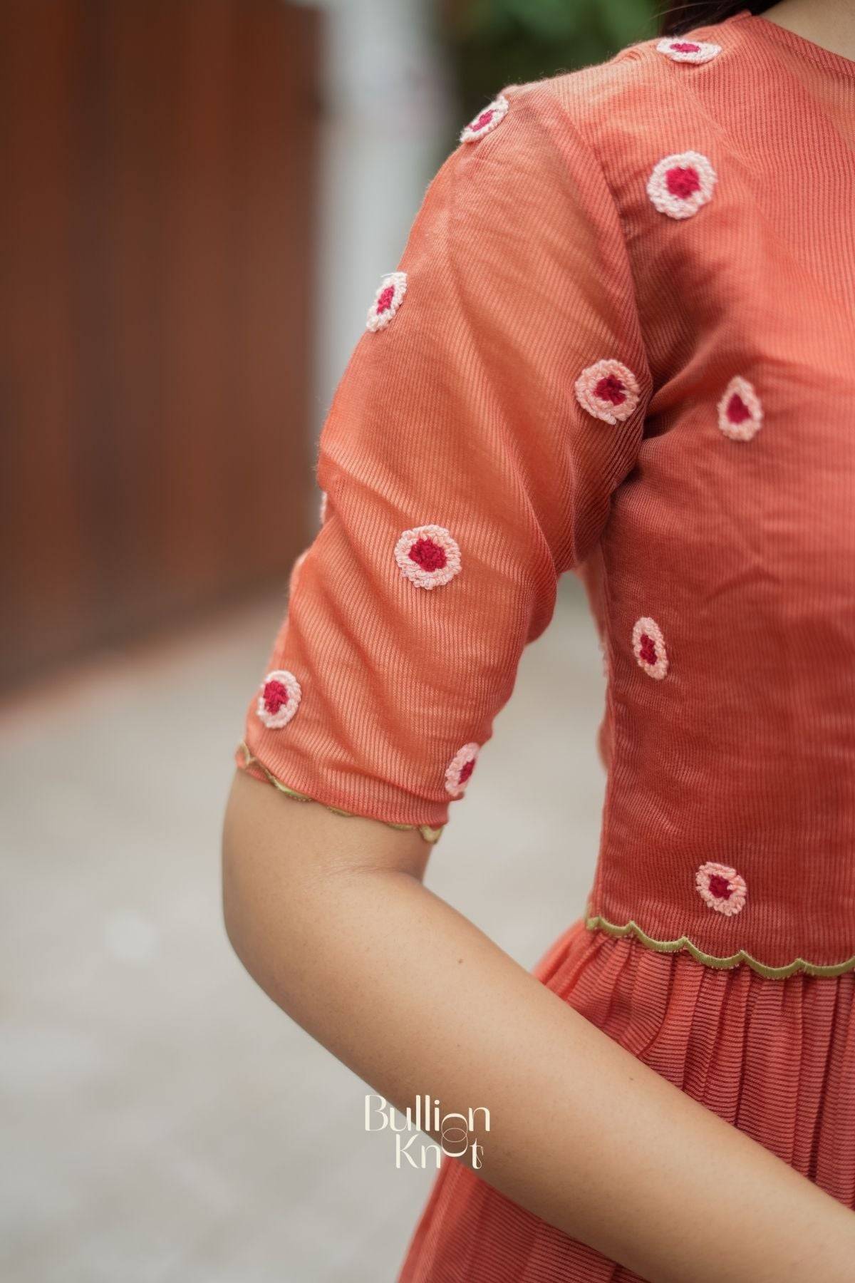 Delina Kota Doria Midi(Dress) in Rustic