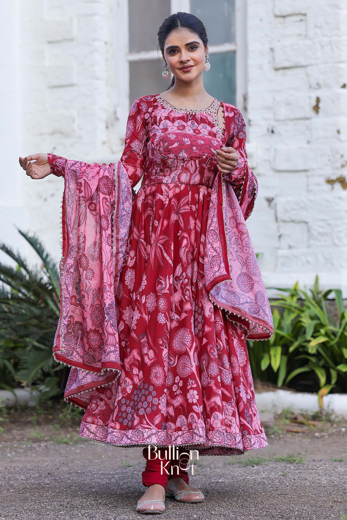 Alakhya Anarkali (Dress) in Red
