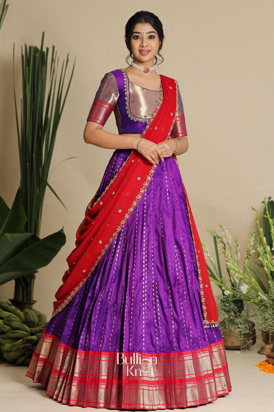 gita pethani lehenga set in purple