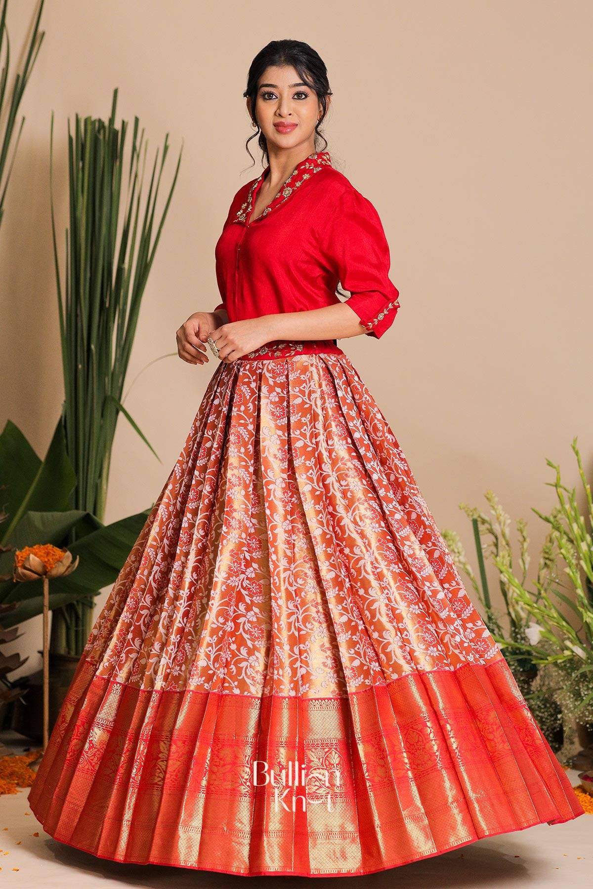 Meera Indo Western in Red