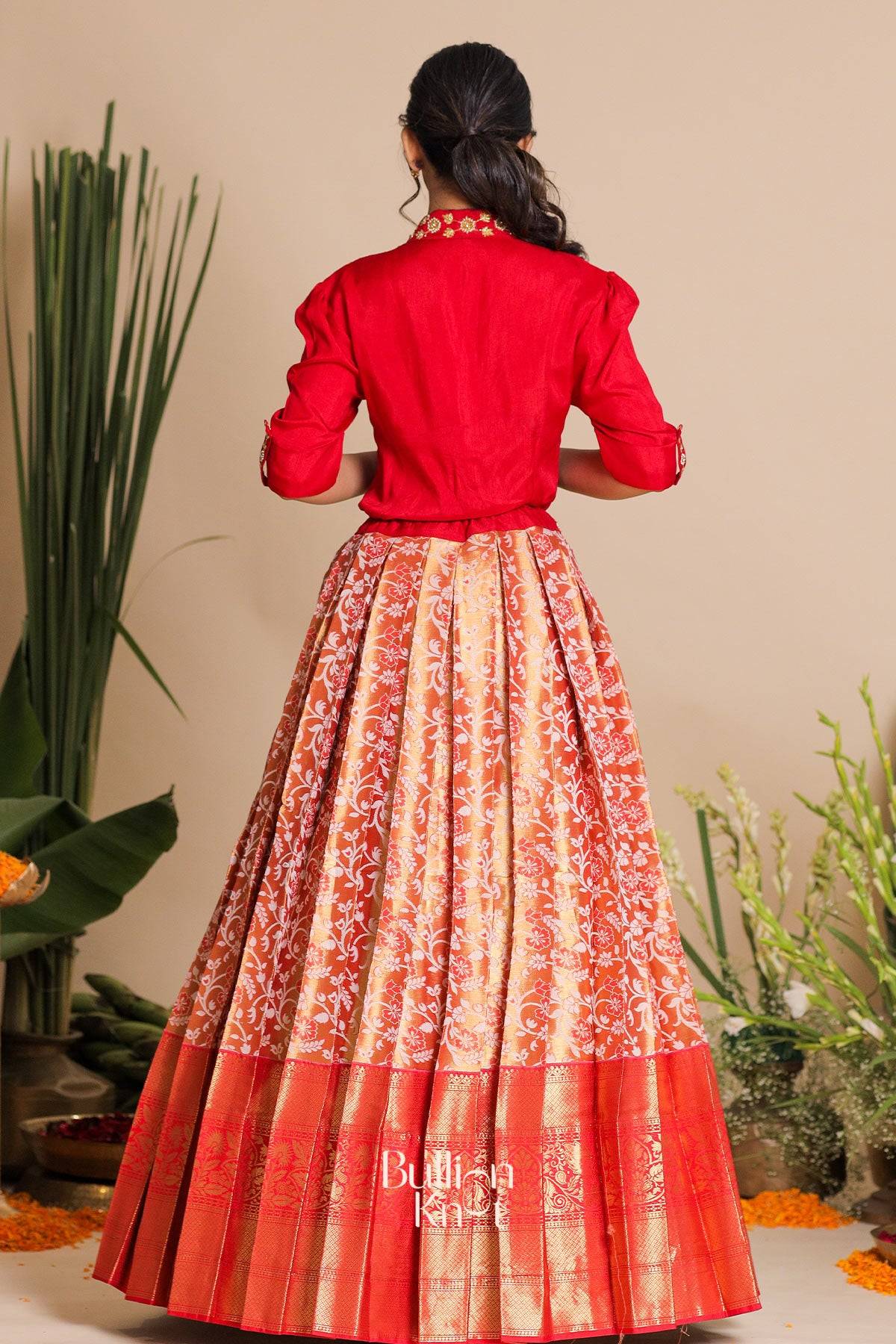 Meera Indo Western in Red