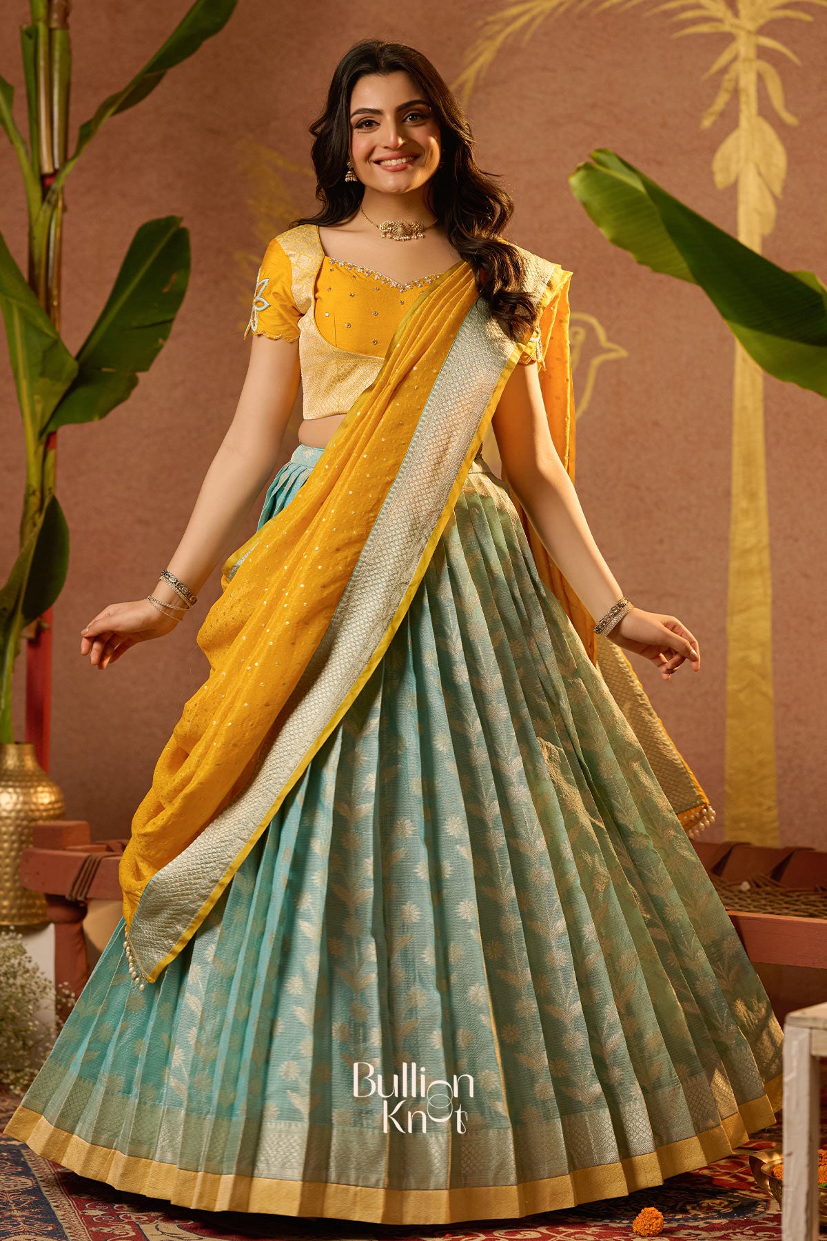 Aadhya Lehenga Set in Yellow