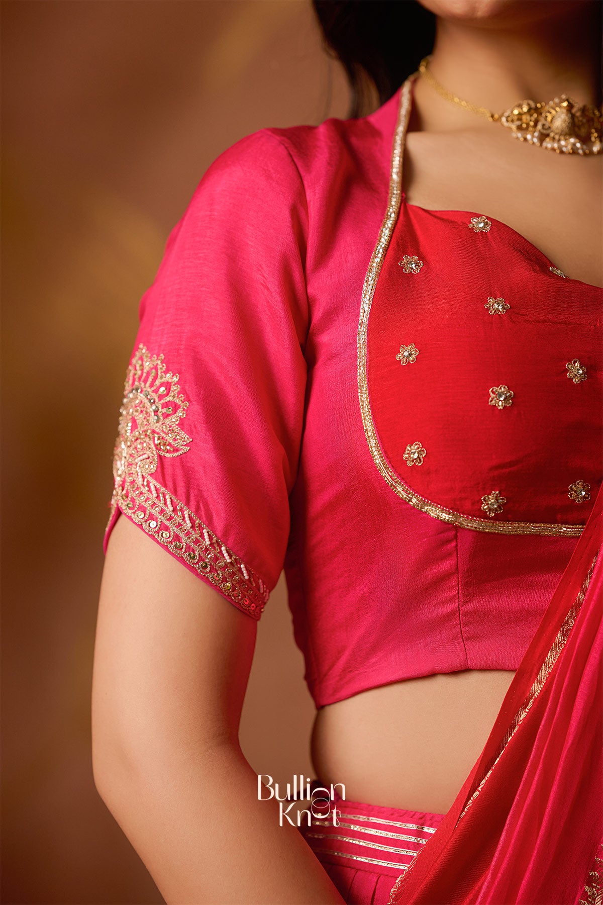 Pritti Lehenga Set in Rani Pink