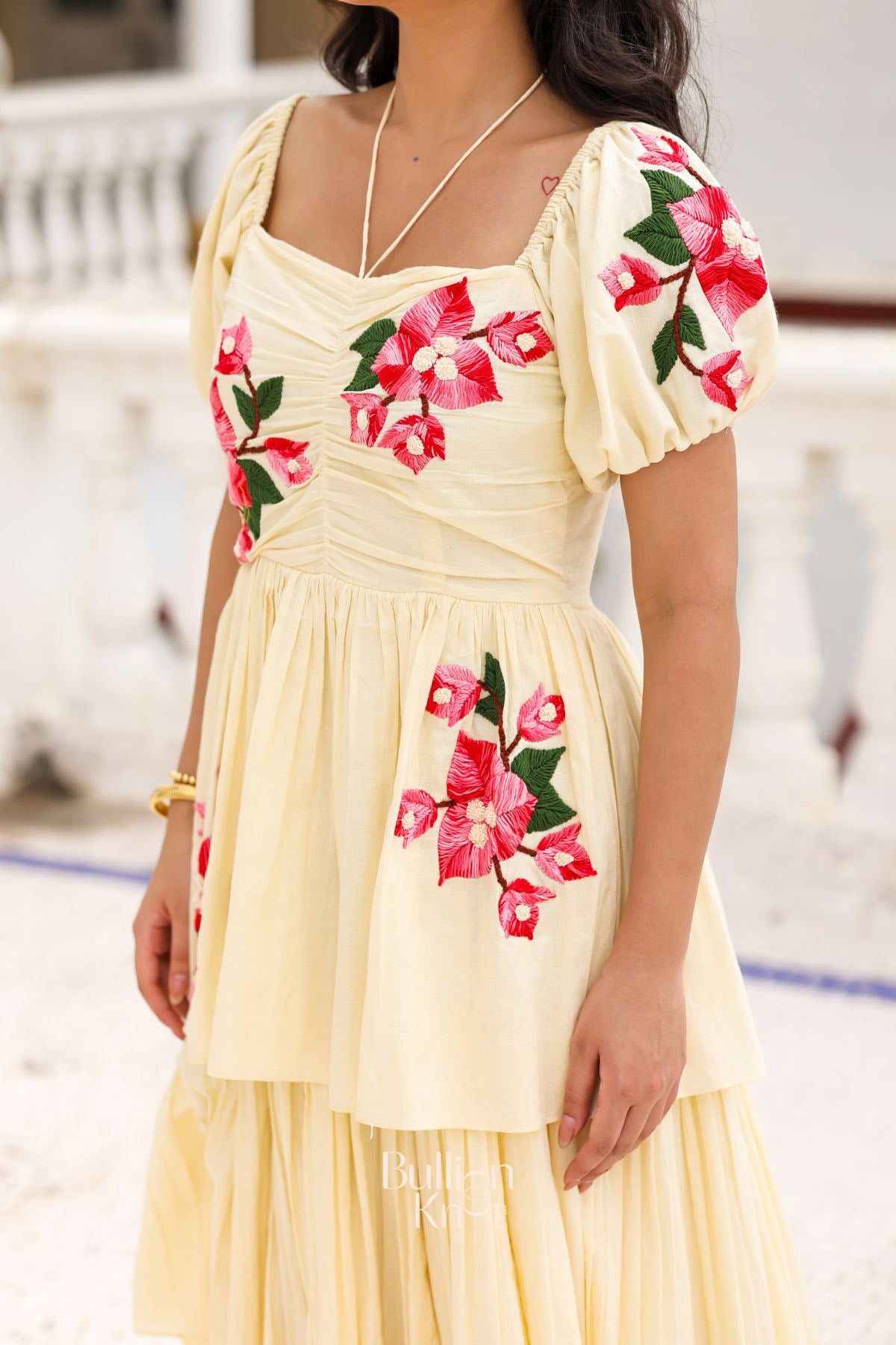 Delight Petal Maxi (Dress) in Vanilla