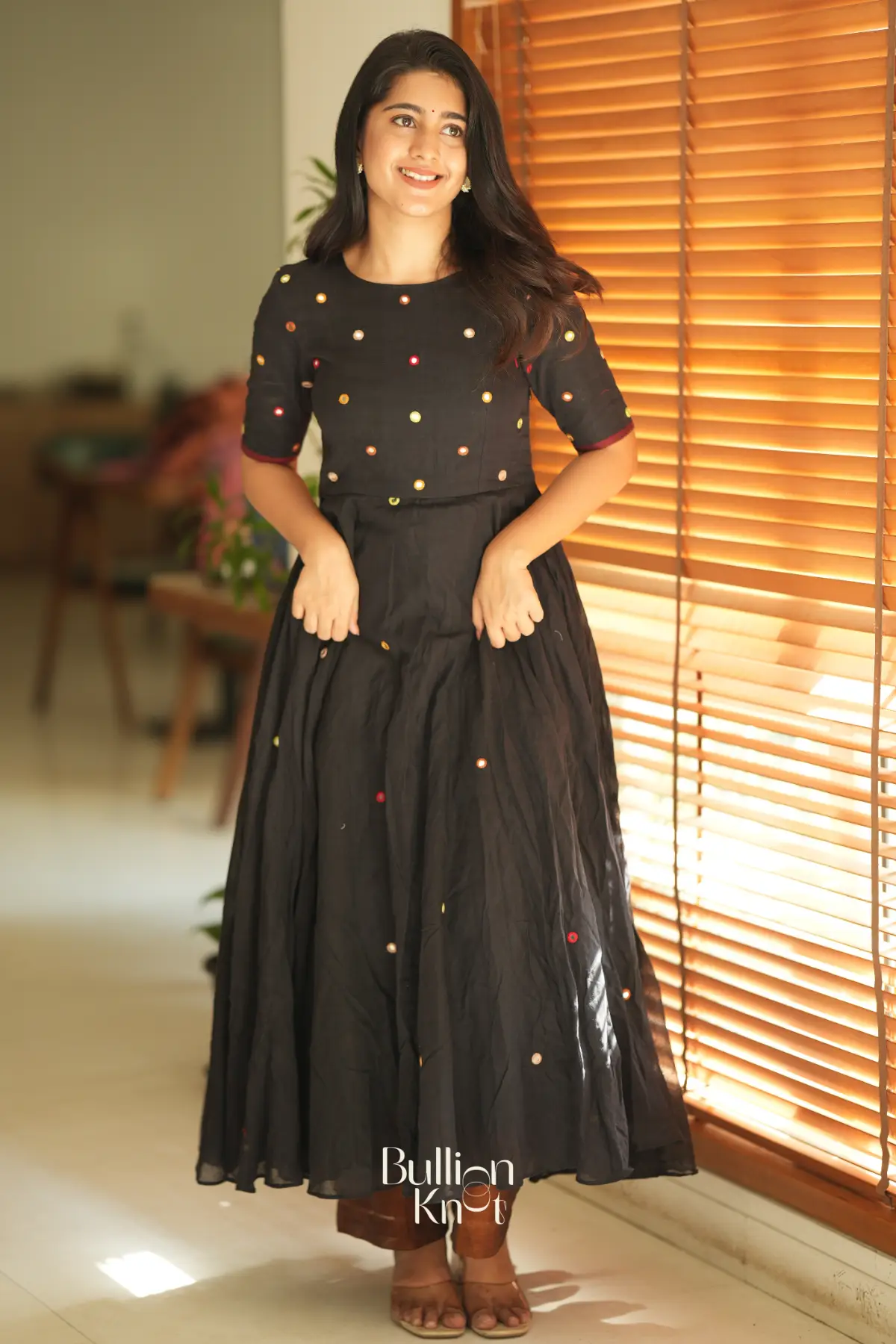 RajMukhi Anarkali (Dress) in Black