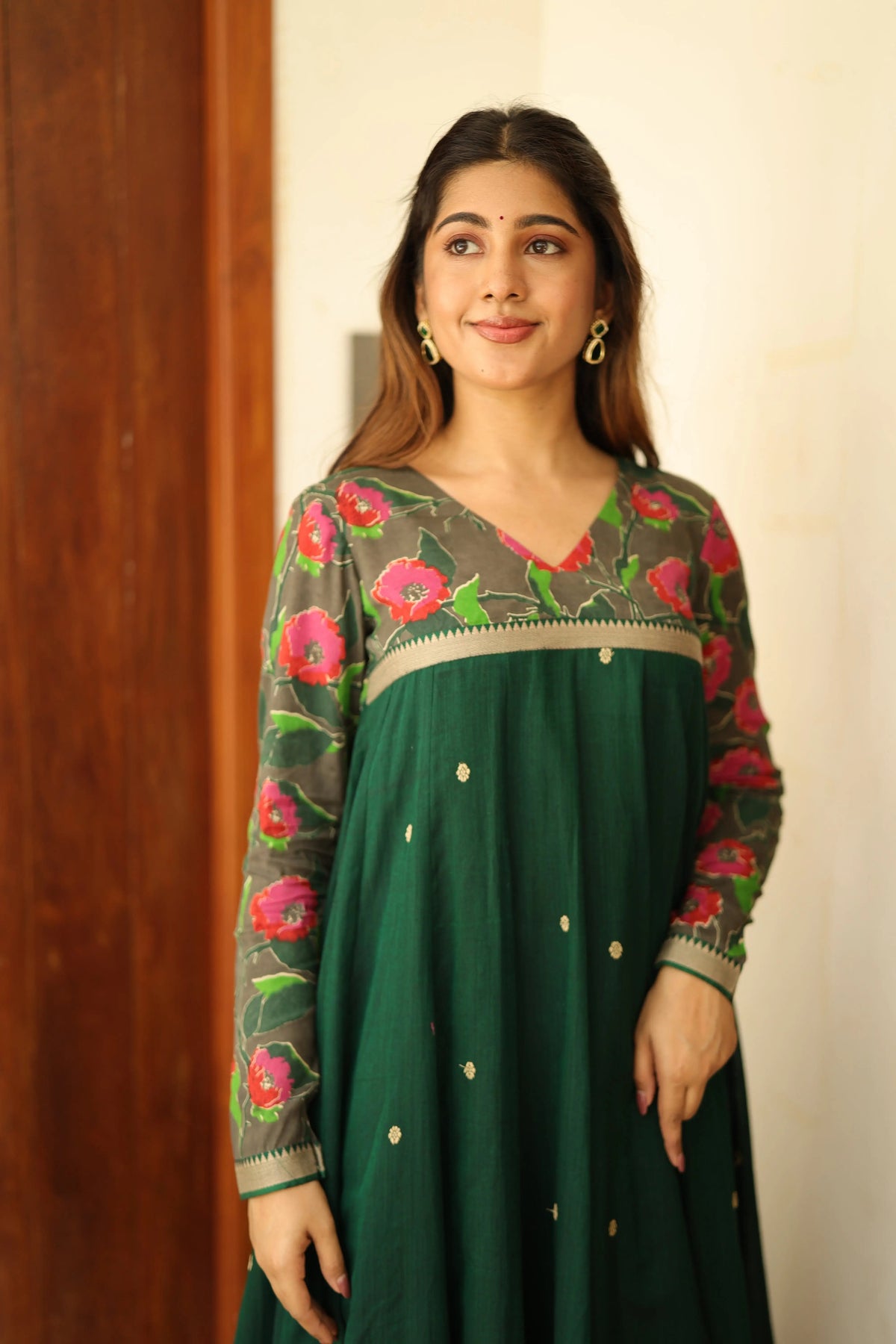 Bagban Handcrafted Anarkali Suit Set for Festive Wear