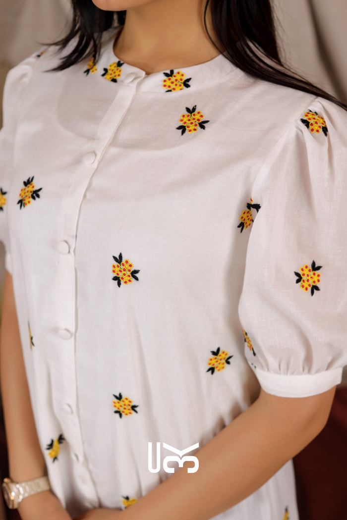 Micheal Summer Midi (Dress) in White