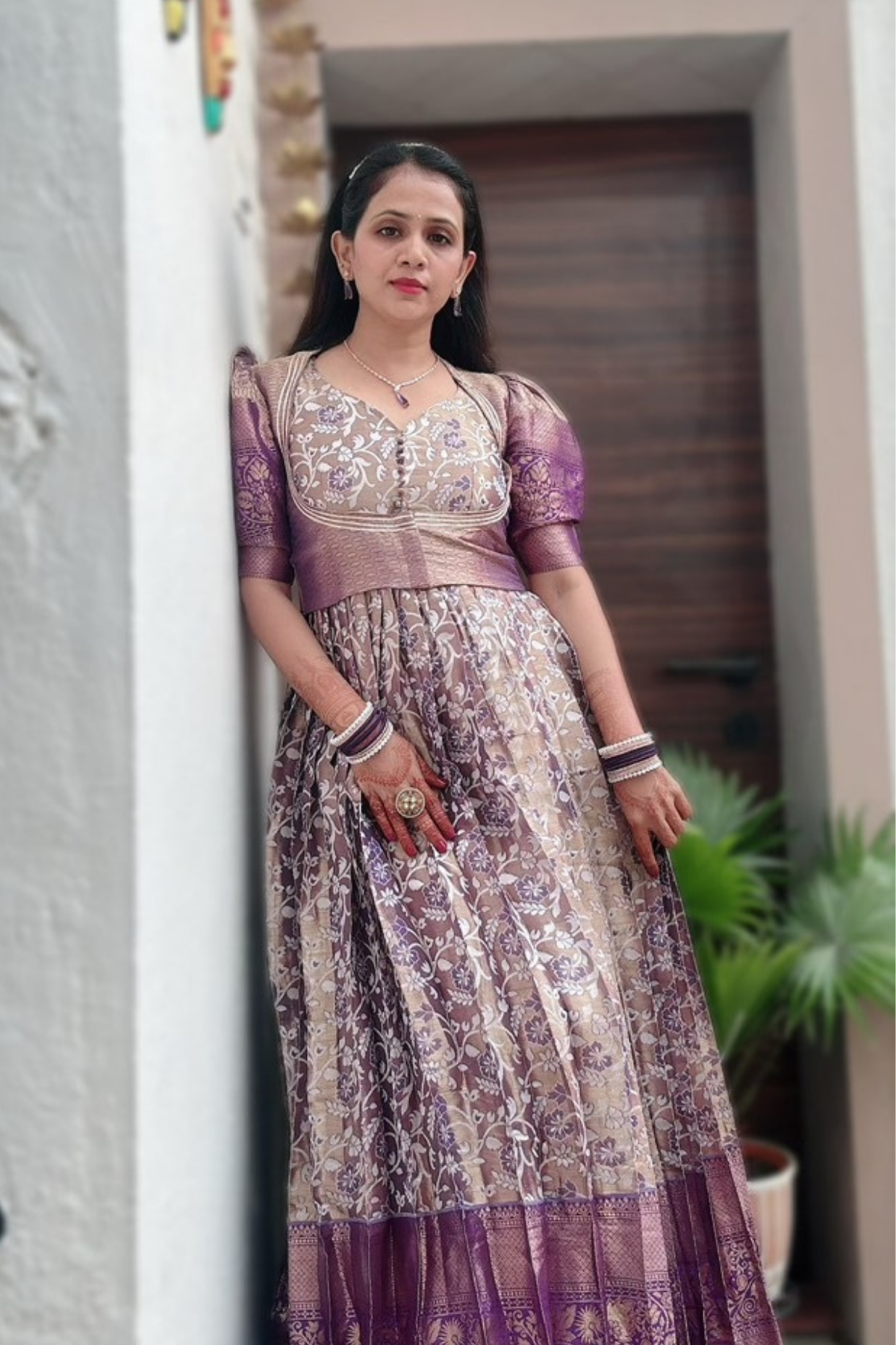 Akanksha Jacket (Dress) in Purple