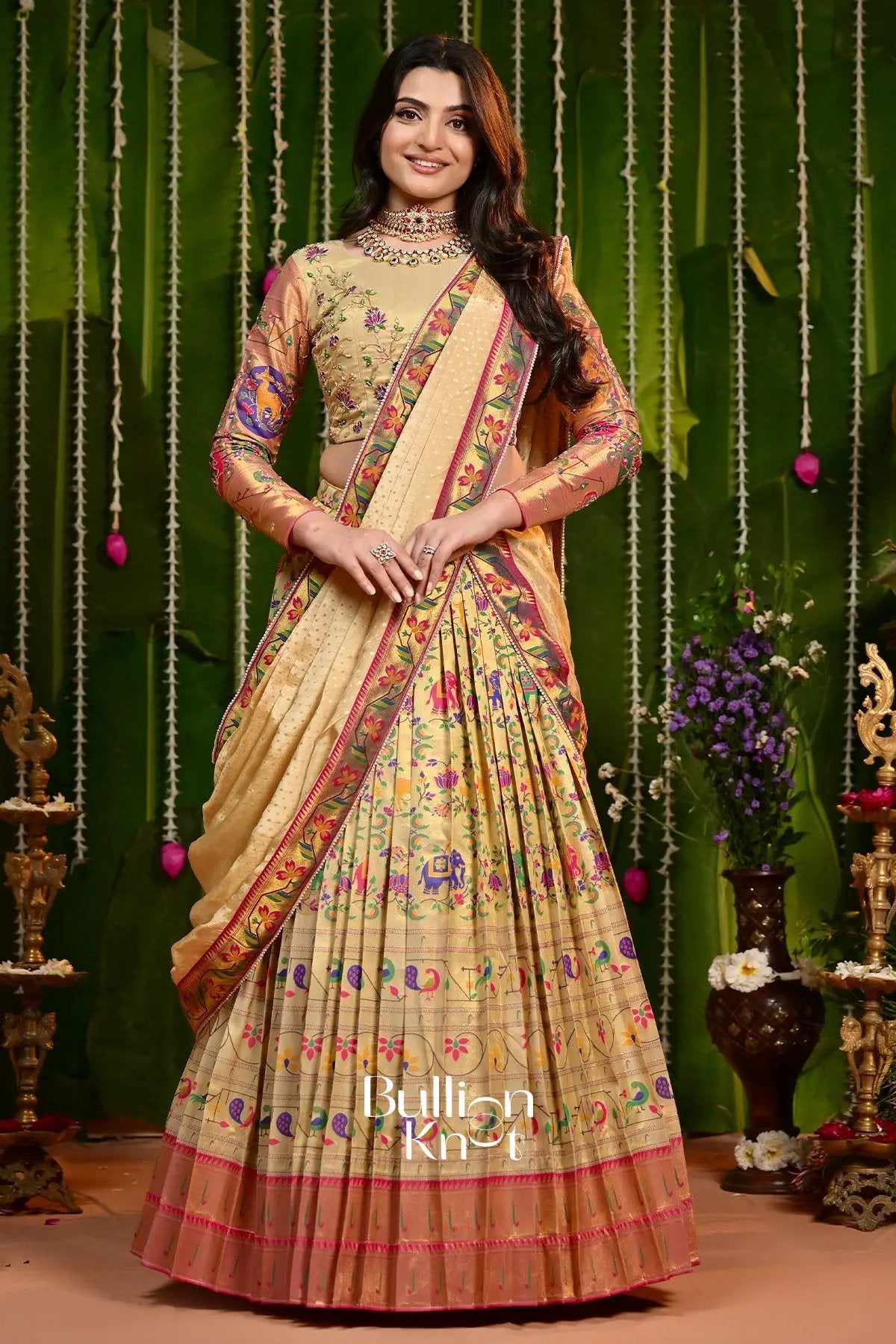 Akshaya Royal Minakari Paithani Lehenga Set