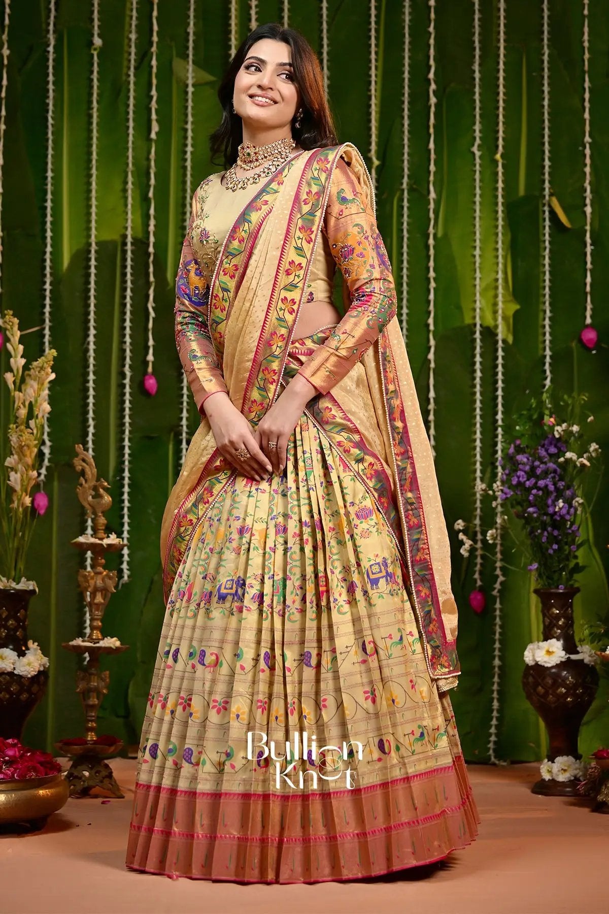 Akshaya Royal Minakari Paithani Lehenga Set