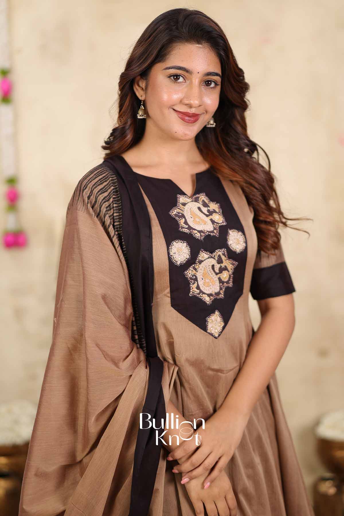 Kalindi | Handloom Anarkali Suit for Women | Festive Ethnic Wear Anarkali Set