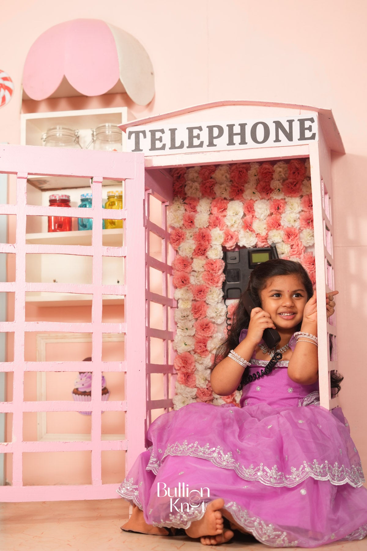 Baby Sumukti Lehenga Set in Lavender