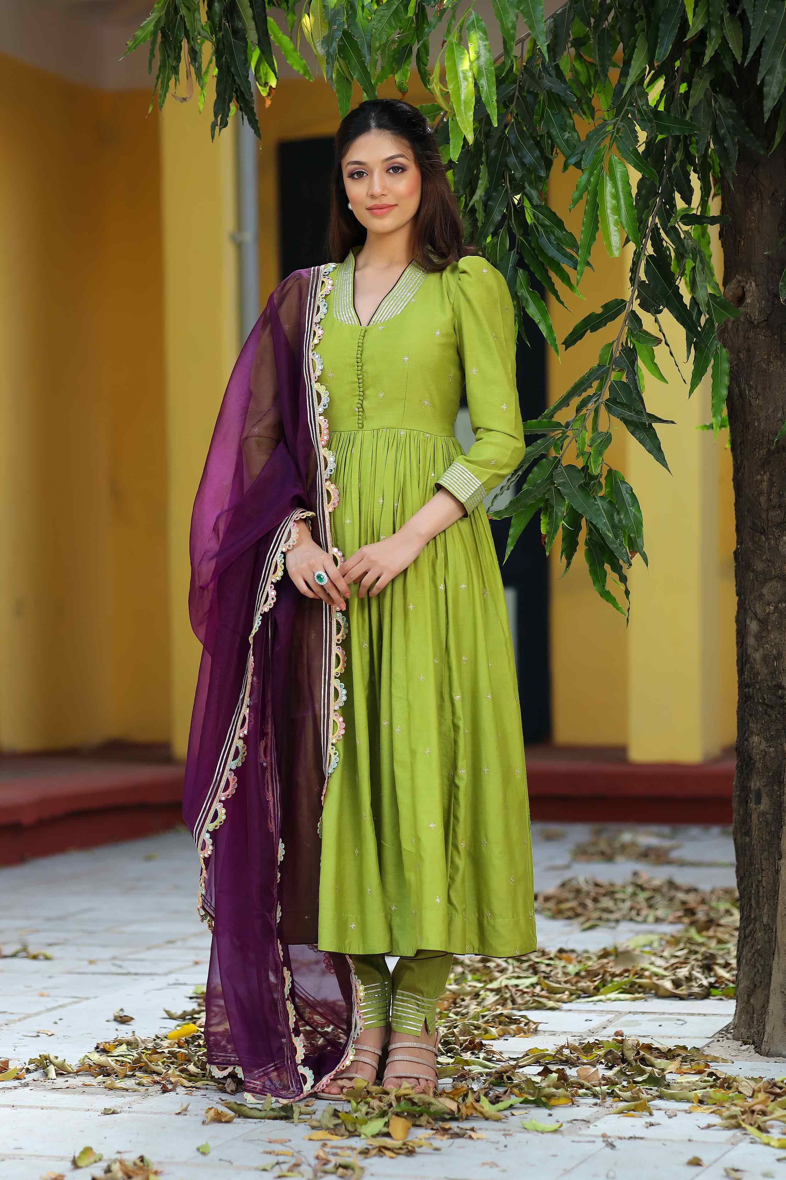 Anarkali kurta and suit set