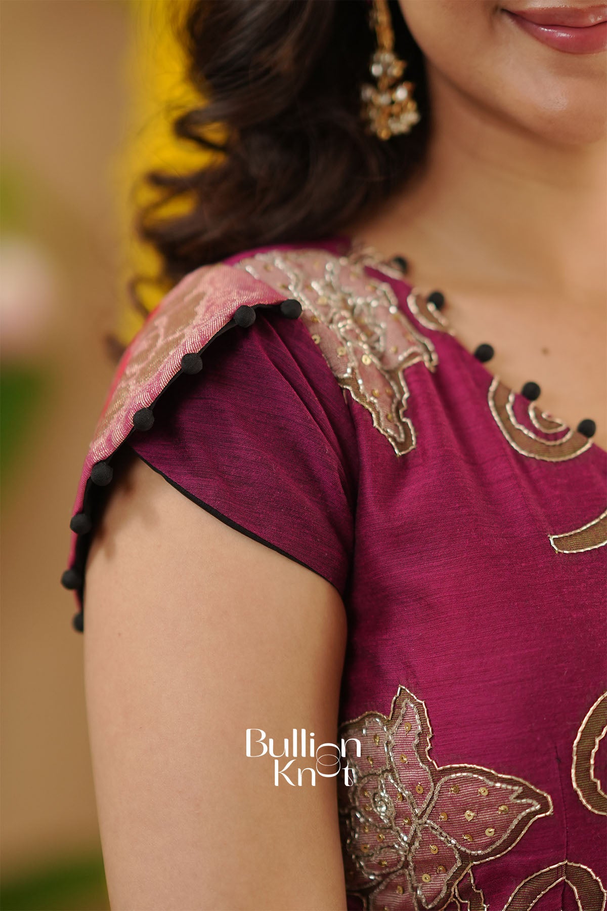 Vinitha Ikkat Pochampally Pattu (Dress) in Black