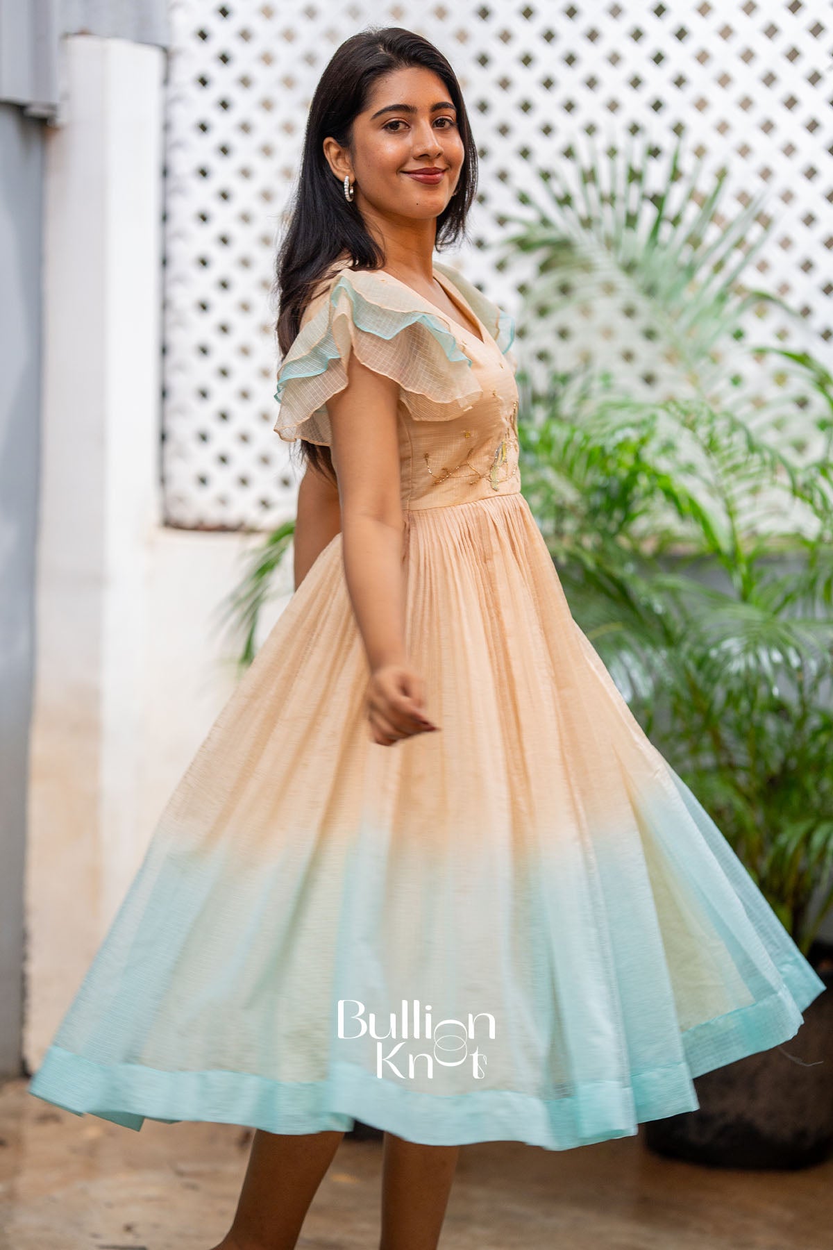 Lovebird Kota Sky Midi Dress