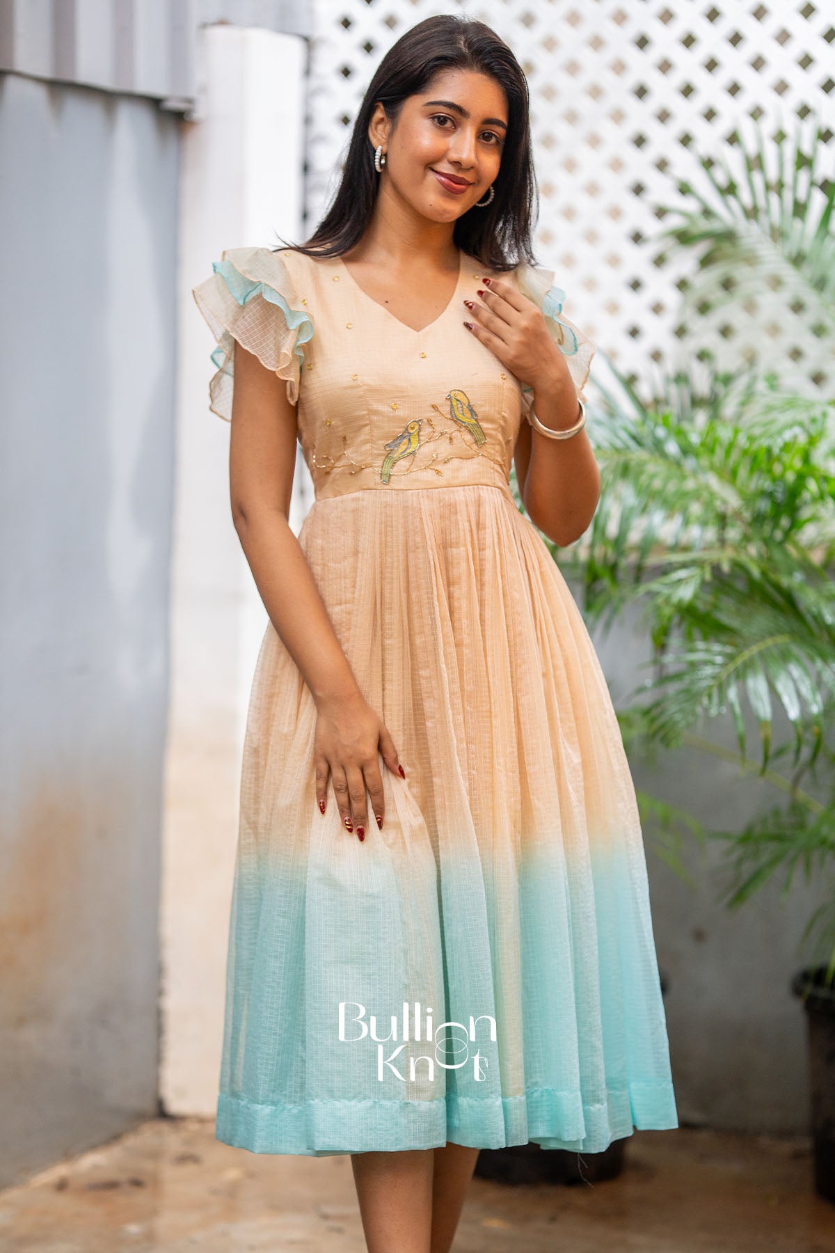 Lovebird Kota Sky Midi Dress