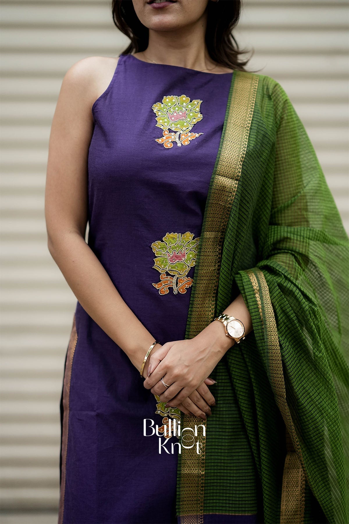 Himanshi Mangalgiri Cotton Kurta set In Blue