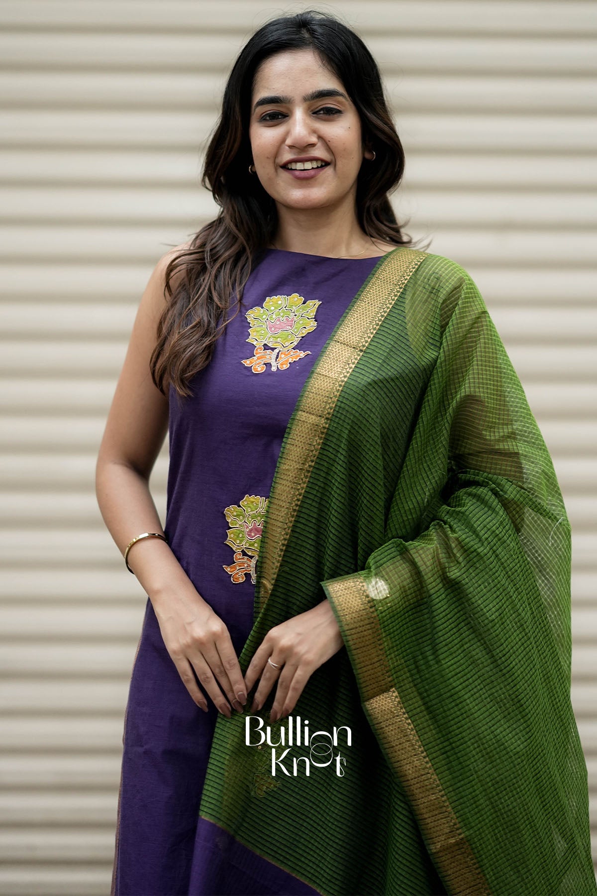 Himanshi Mangalgiri Cotton Kurta set In Blue