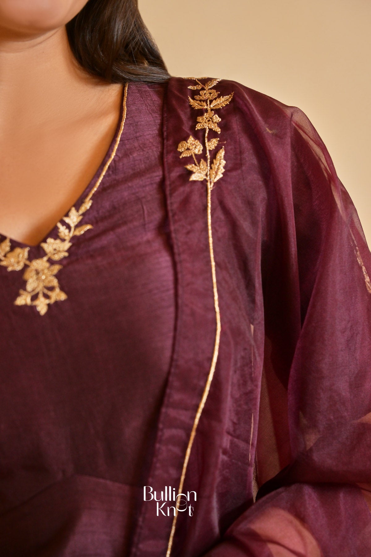 Deepvanika silk Kurta Set (Dress) in Brown