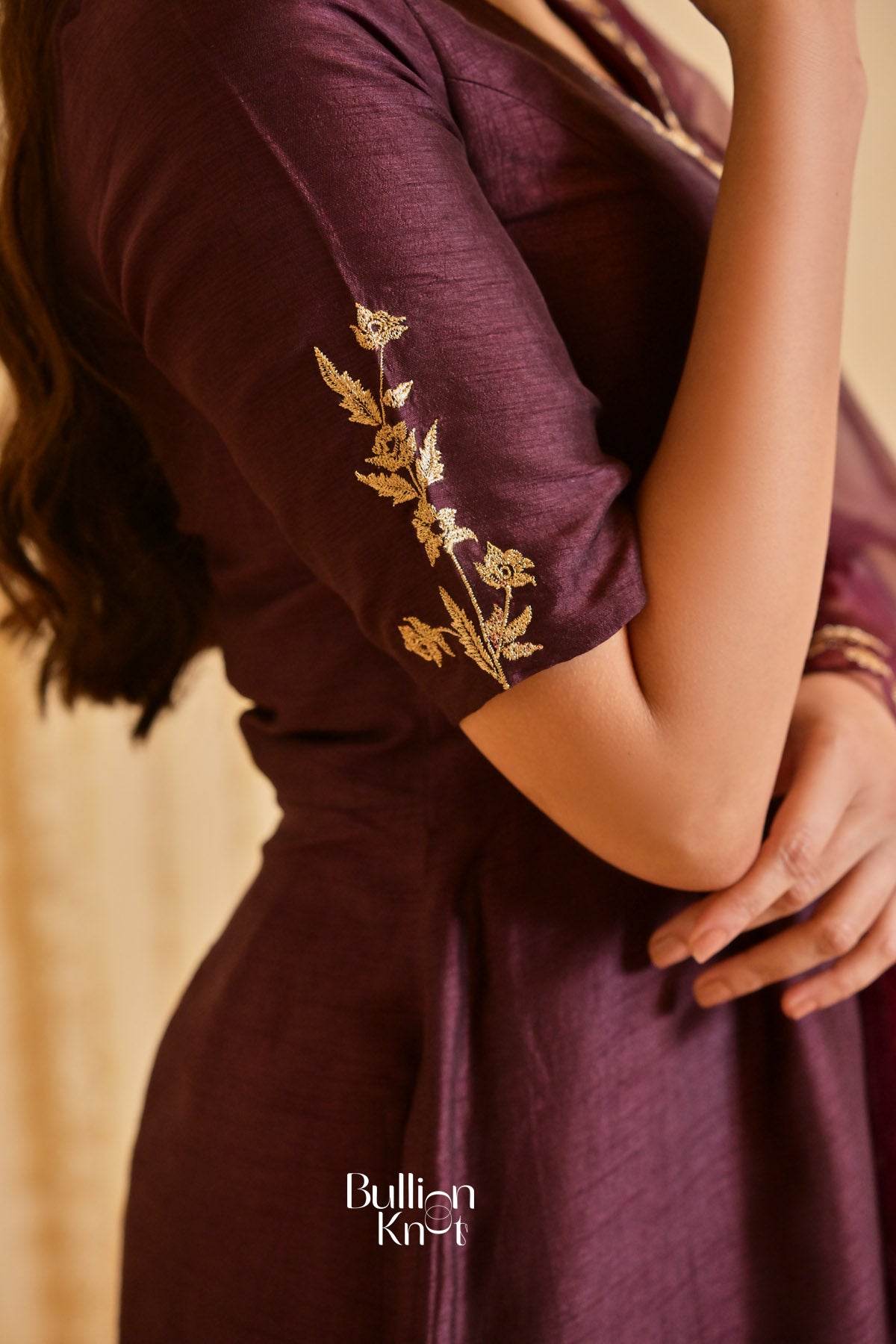 Deepvanika silk Kurta Set (Dress) in Brown