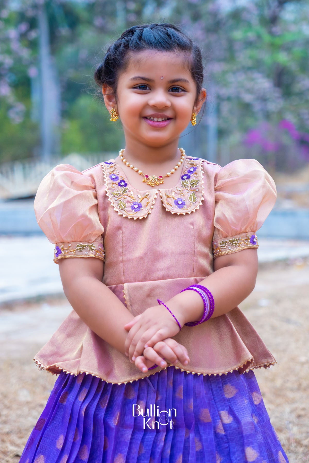 Baby Diva Lehenga Set in Piggy Pink