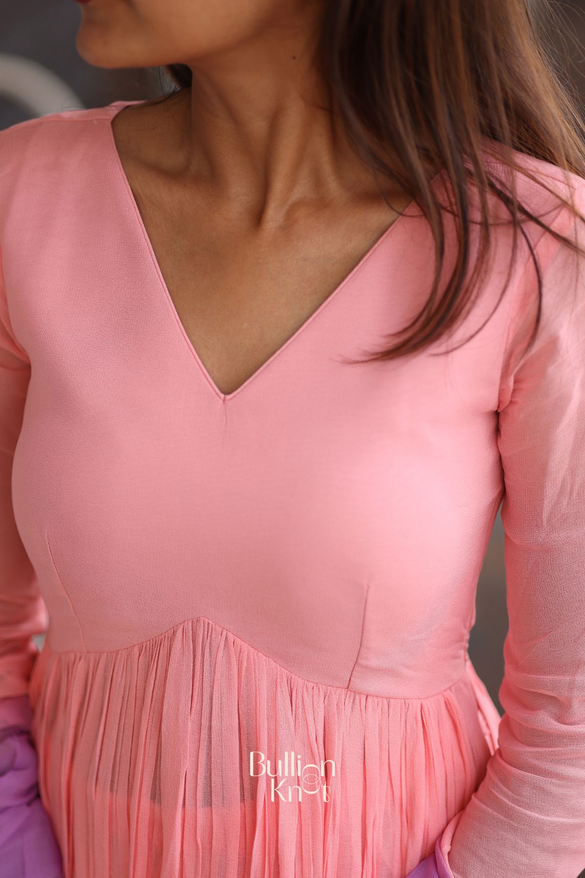 Dusky Rose Palazzo Set in Pink