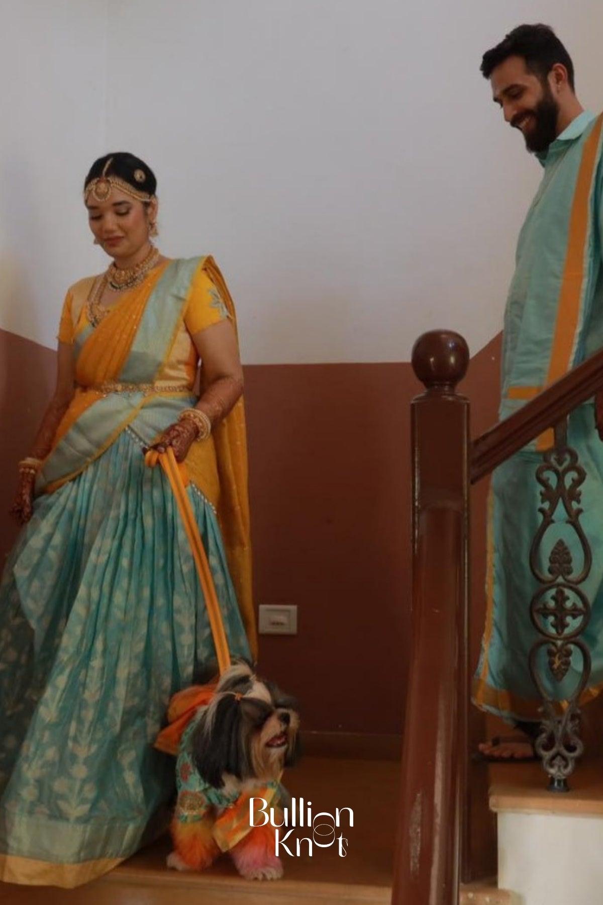 Aadhya Yellow floral cutwork Lehenga Set