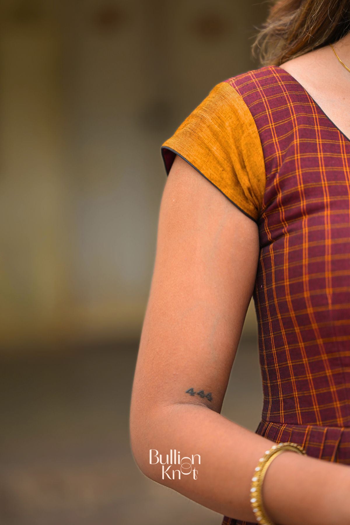 Elegant handloom cotton Gajadanta dress blending tradition and style