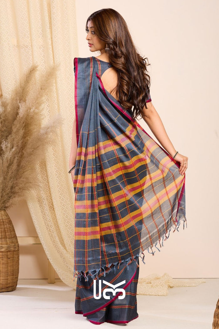 Gautami Handloom Saree in Grey