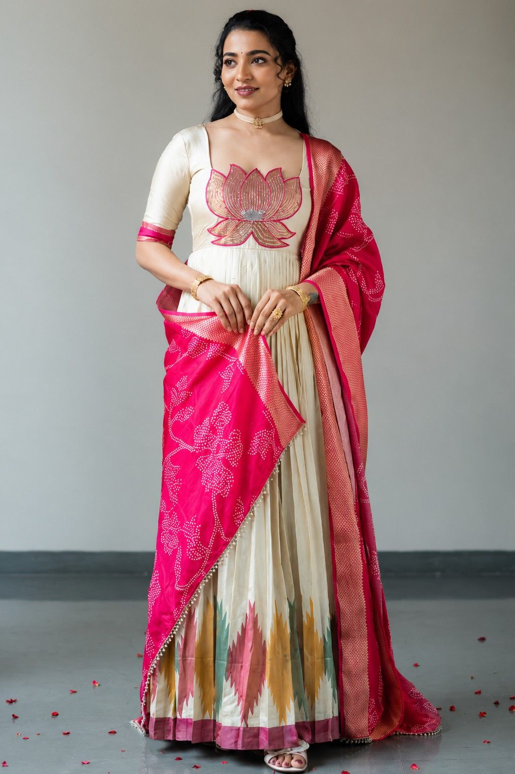 Ilyara Silk Anarkali Suit Set for Elegant Occasions