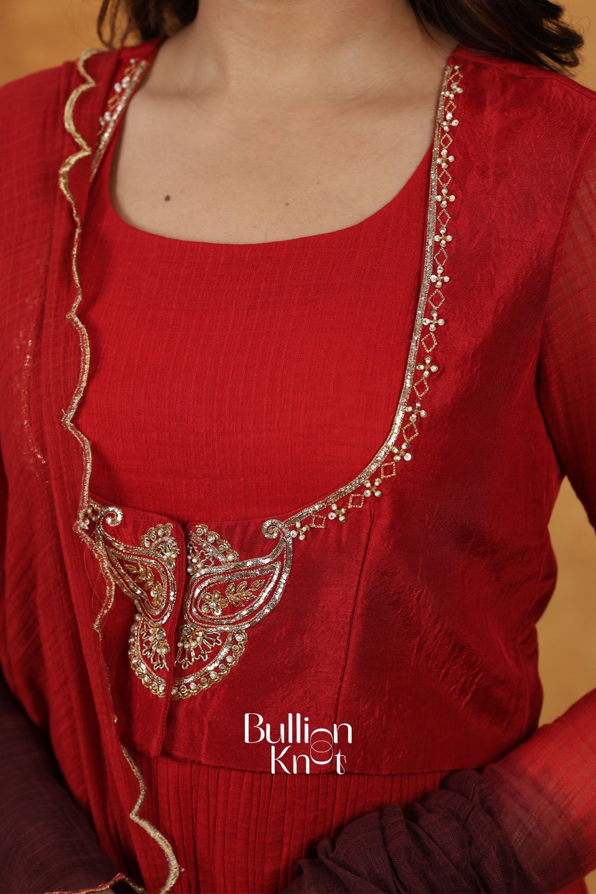 Aalaya Grace Red Dress with Jacket