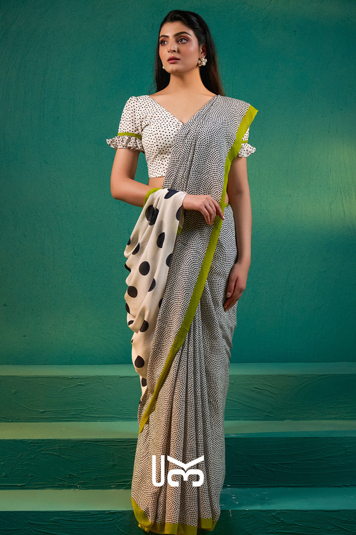 Karishma Saree in Black