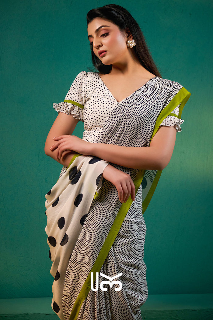 Karishma Saree in Black