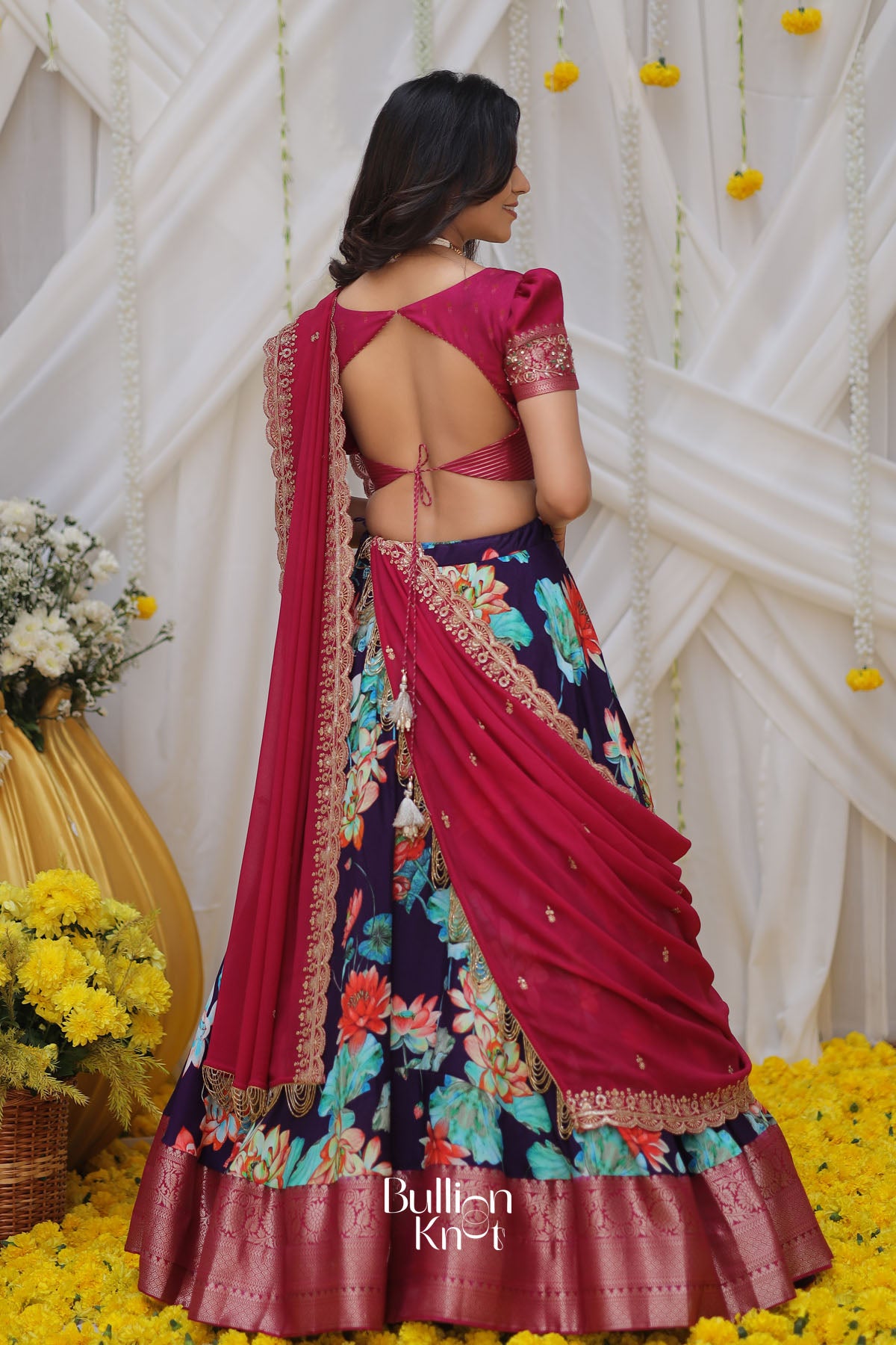 Ketki Lehenga Set in Purple