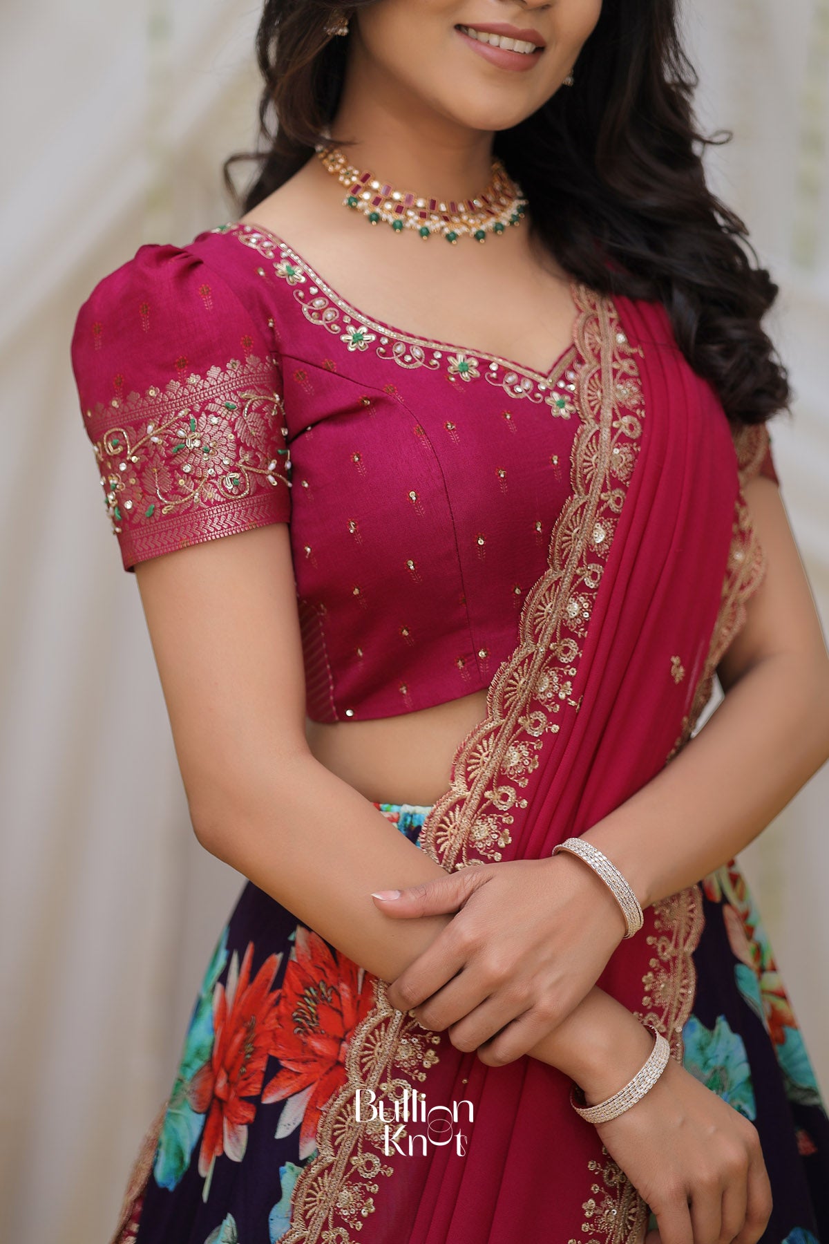 Ketki Lehenga Set in Purple