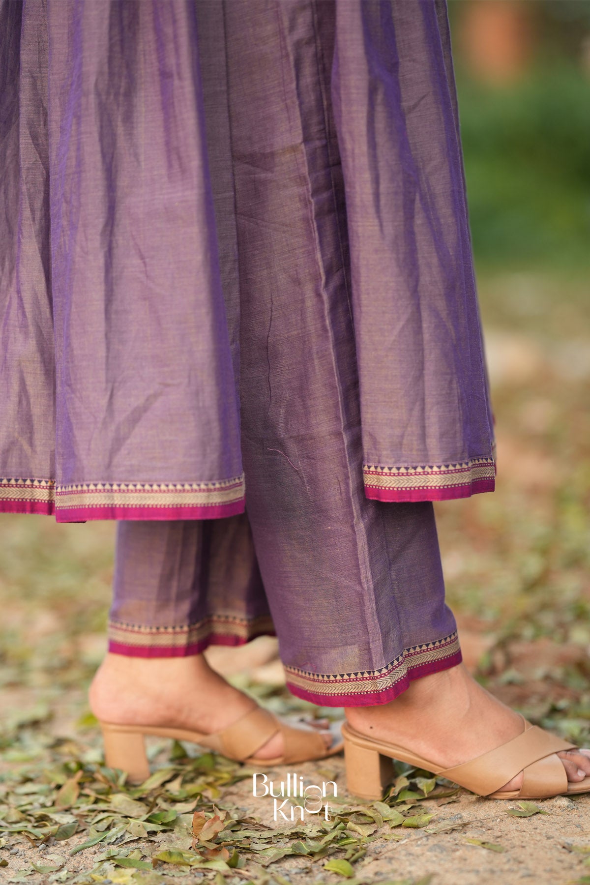 Lipika Kurta Set in Greyish Lavender
