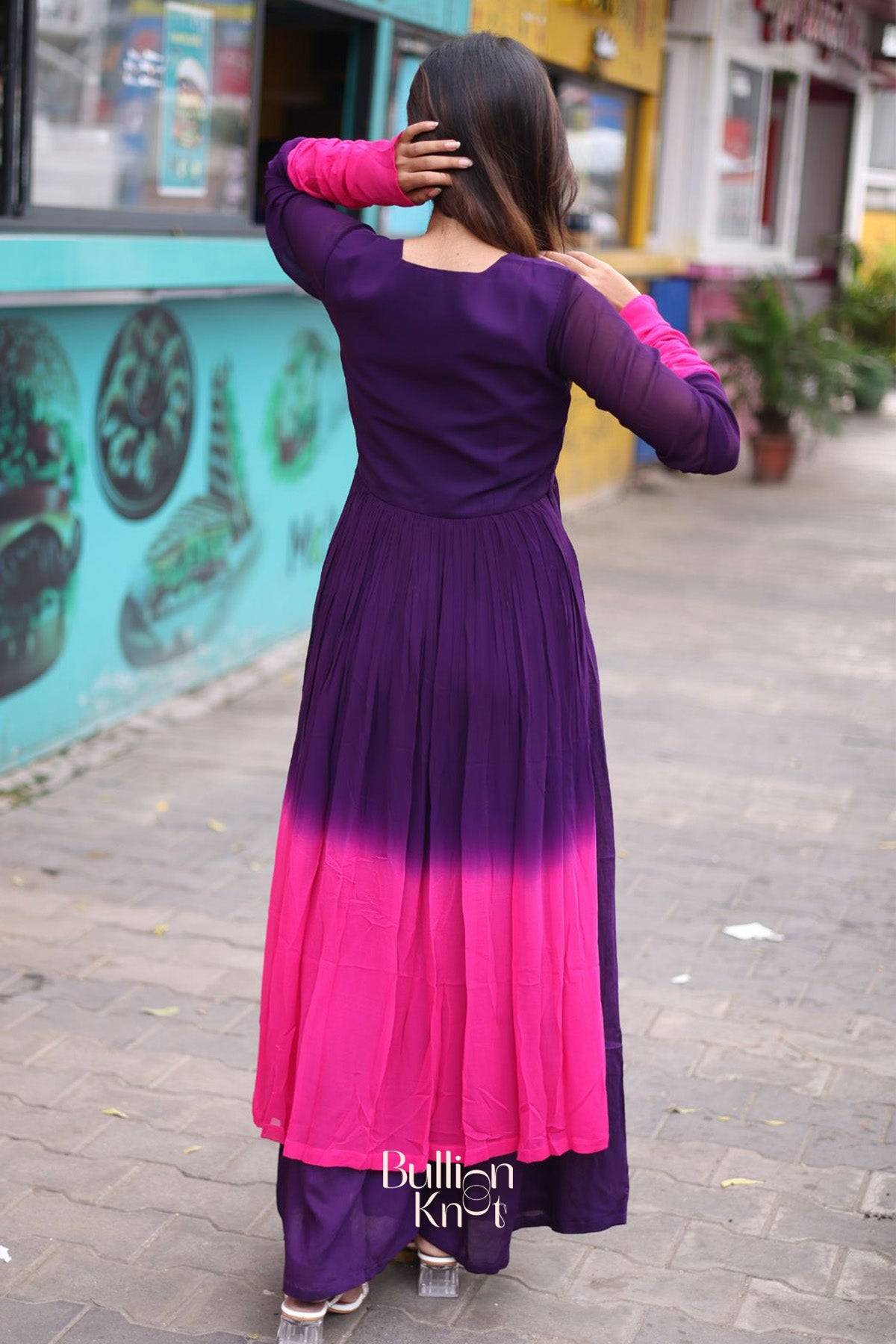 Minakshi Kurta Set in Purple
