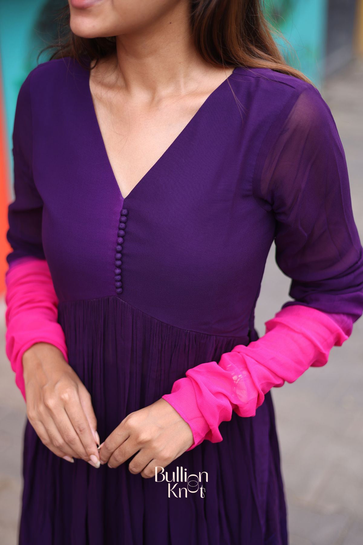 Minakshi Kurta Set in Purple