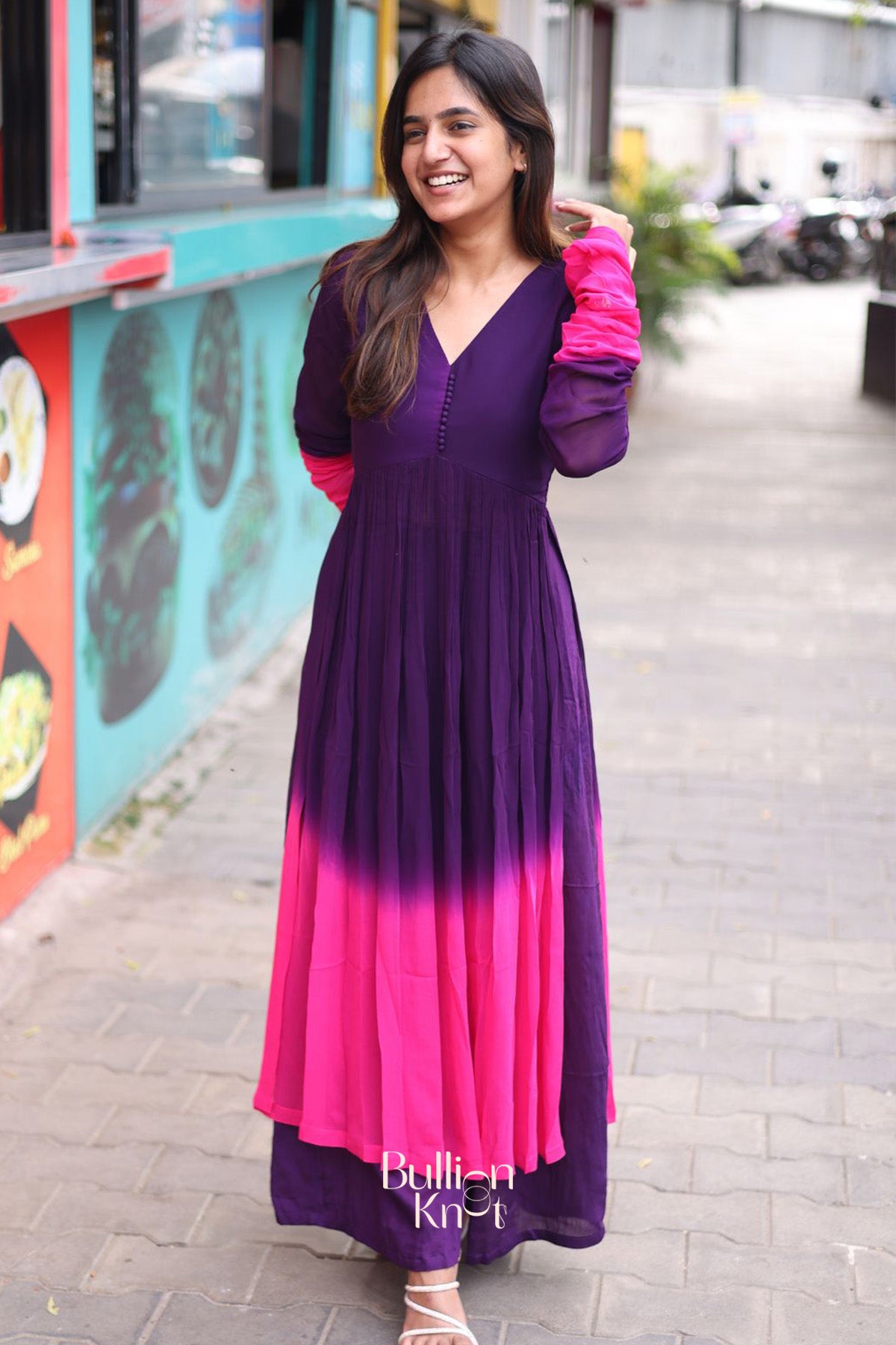 Minakshi Kurta Set in Purple
