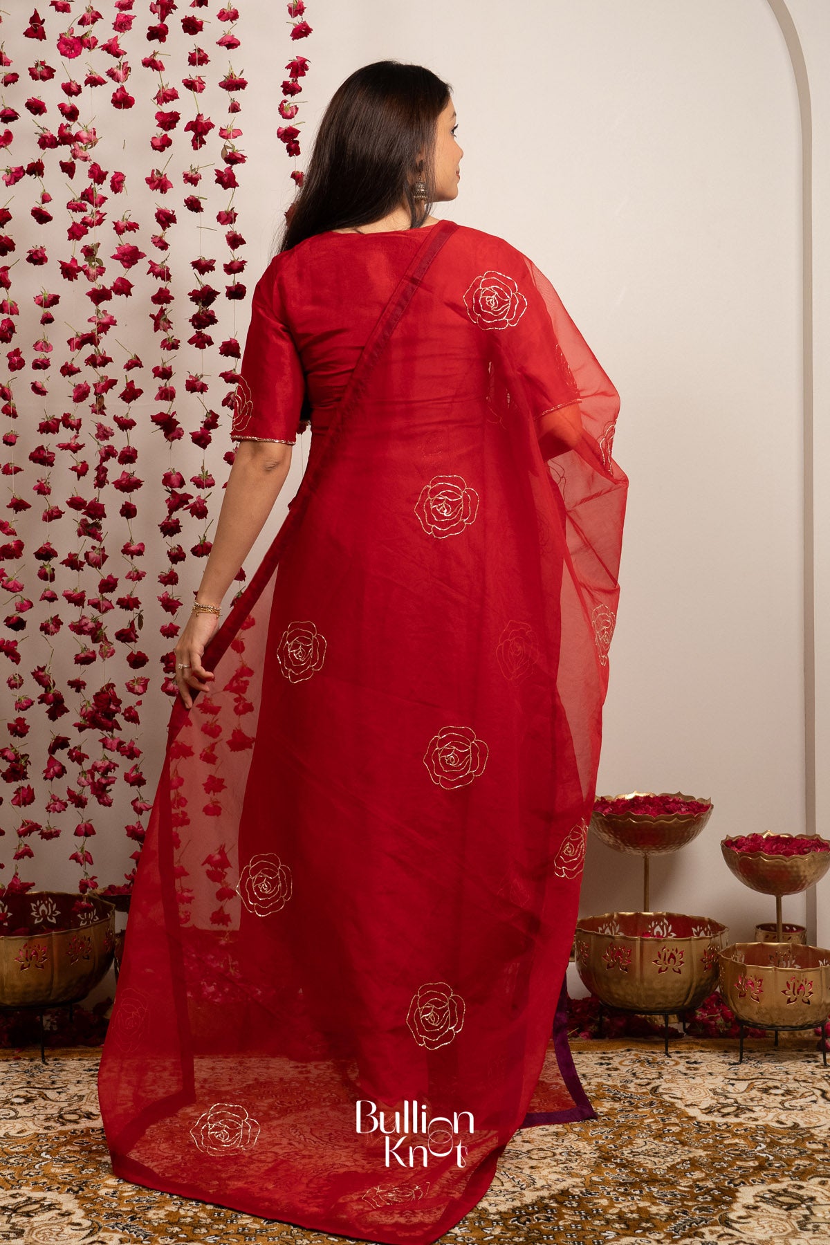 Sindoor Kurta Set (Dress) in Red