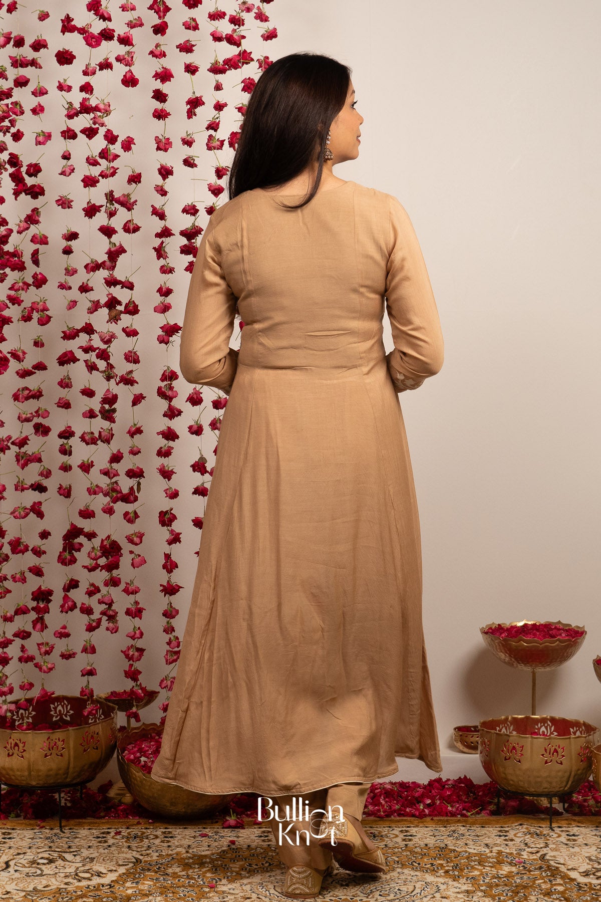 Beigevaani Kurta Set (Dress) in Beige