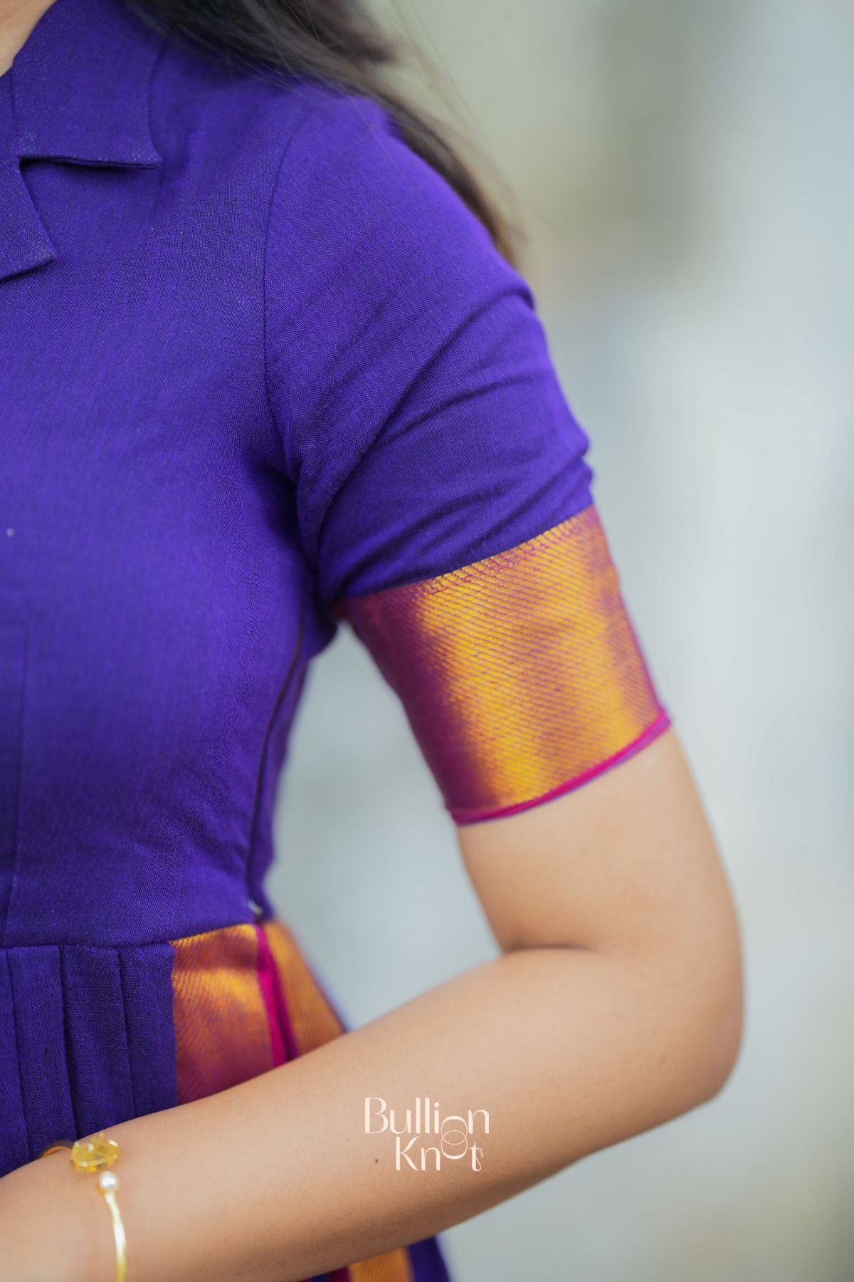 Paridhi Handloom Suit Set in Purple