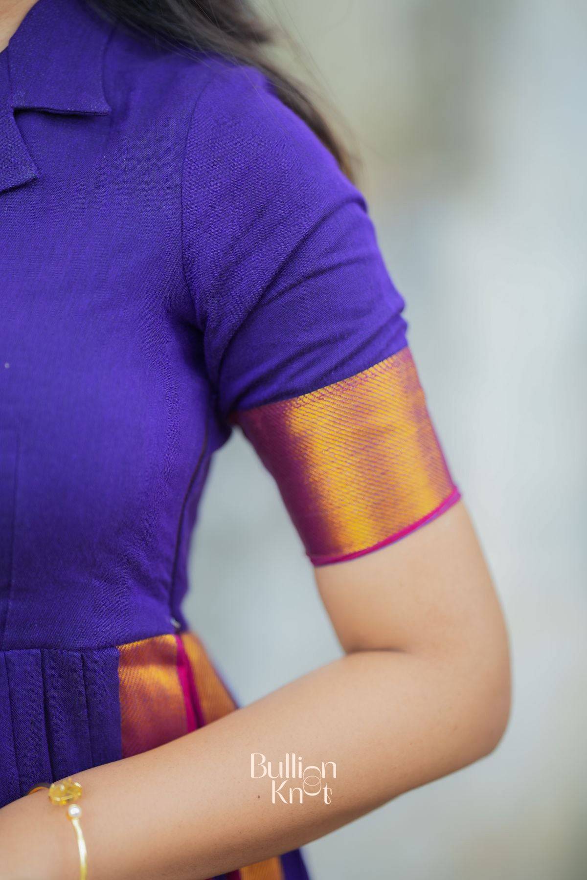 Paridhi Handloom Suit Set in Purple