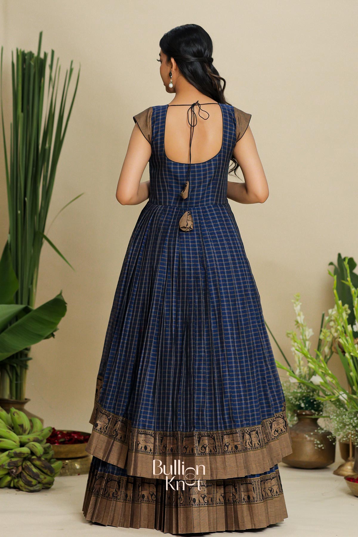 Abhinaya Indo Western in Blue