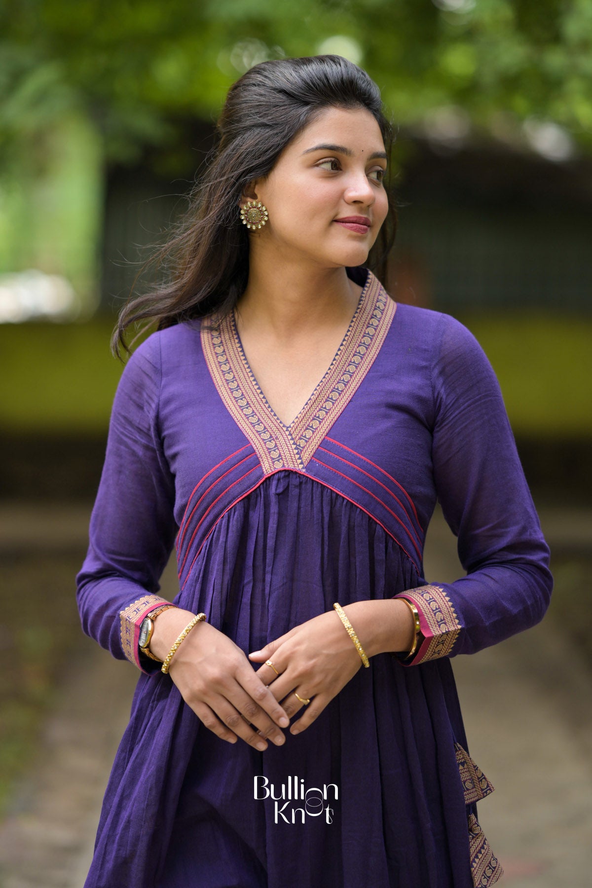 Sharvari Kurta Set in Violet