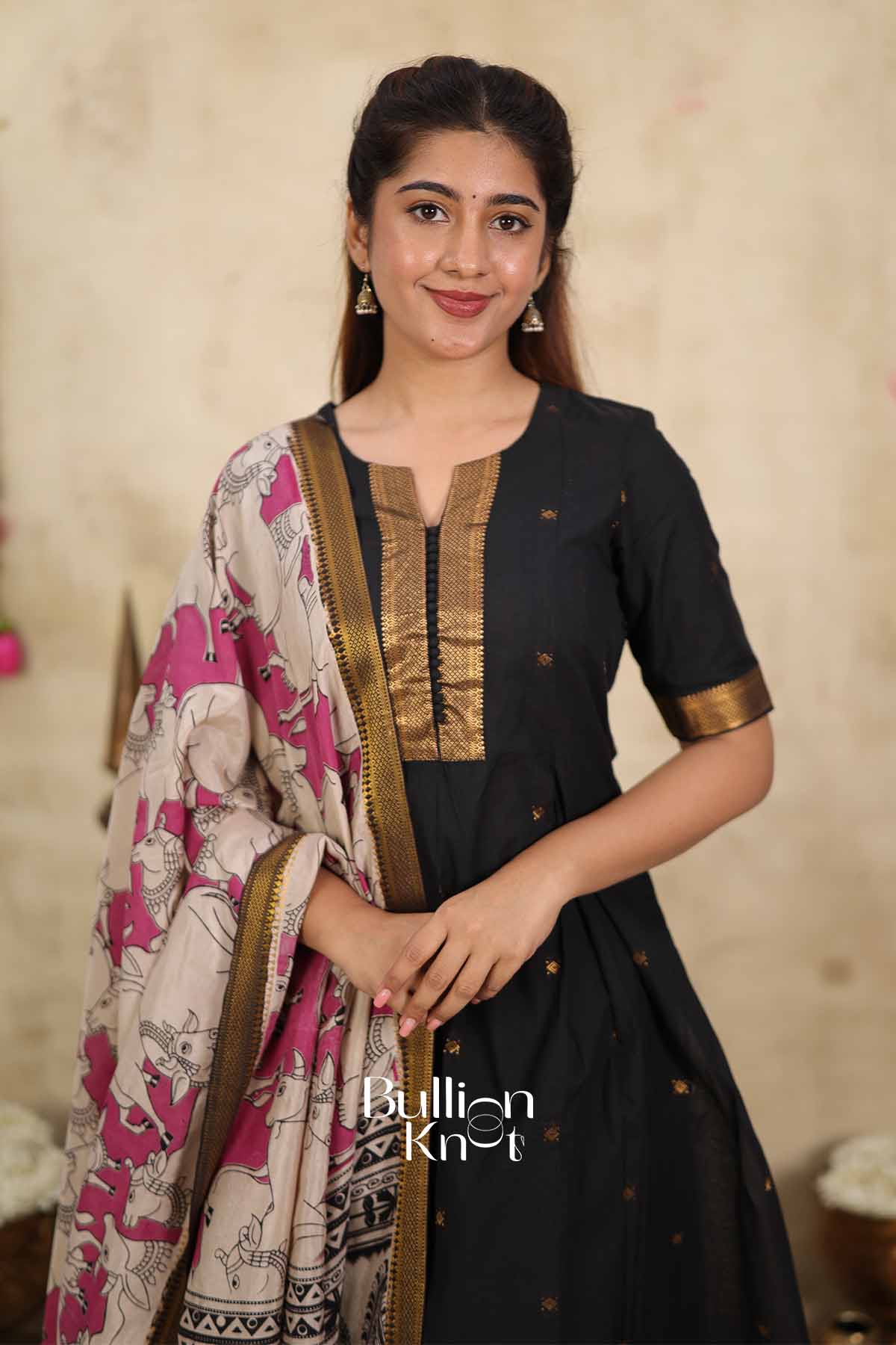 Shyamangi| Black Mangalagauri Kurta Set for Women|Ethnic Wear
